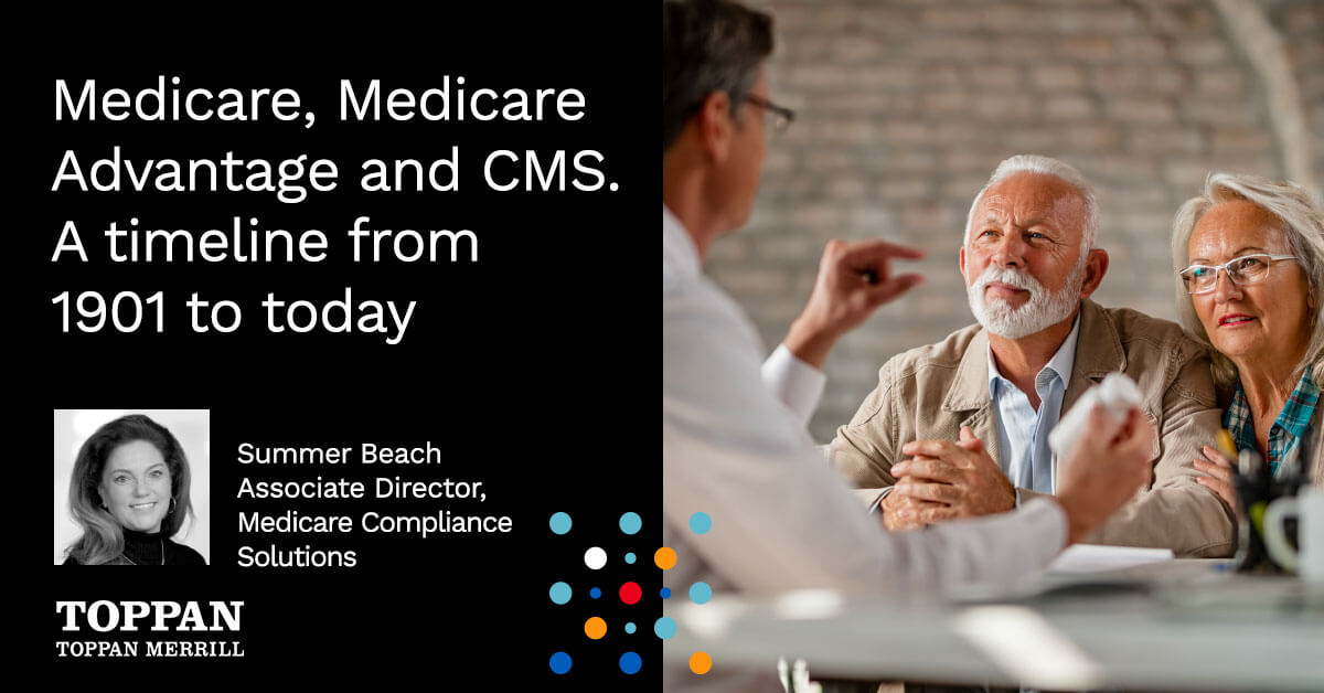 Medicare, Medicare Advantage and CMS. A timeline from 1901 to today