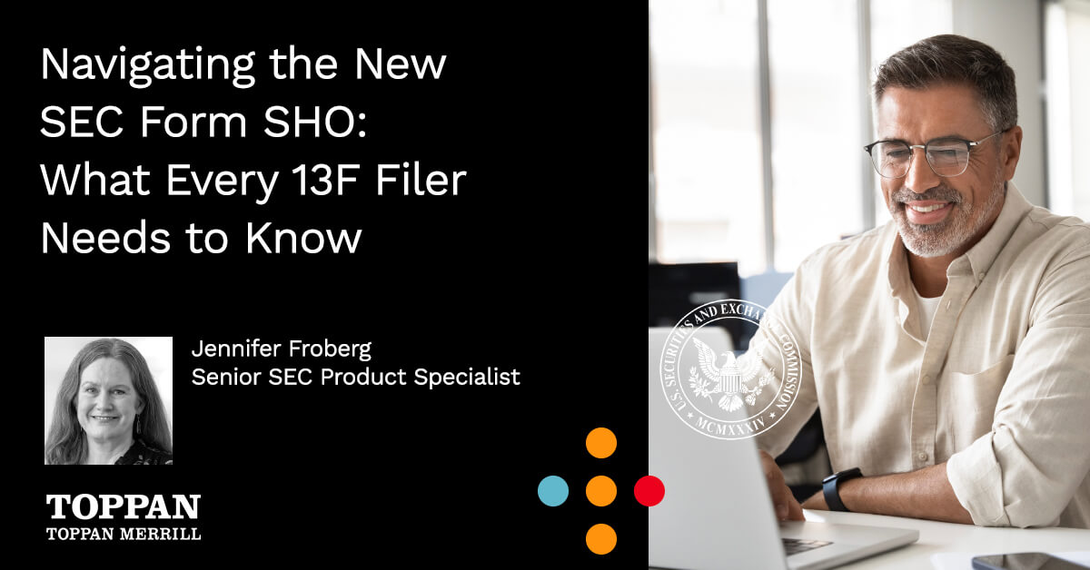 Navigating the New SEC Form SHO: What Every 13F Filer Needs to Know